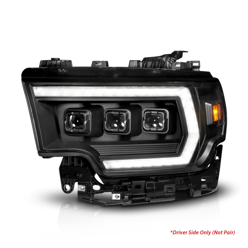 ANZO 19-24 RAM 2500/3500 Z-Series Full LED Proj Headlights DRL/Init/SeqSig - Driver Side ONLY