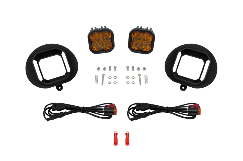 Diode Dynamics SS3 Max Type 2003 Sierra Kit ABL Yellow SAE Fog