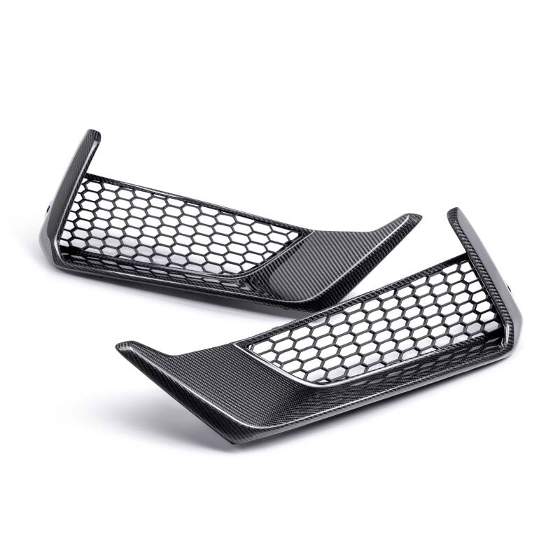 Anderson Composites 2024 Ford Mustang Dark Horse Carbon Fiber Front Bumper Inserts