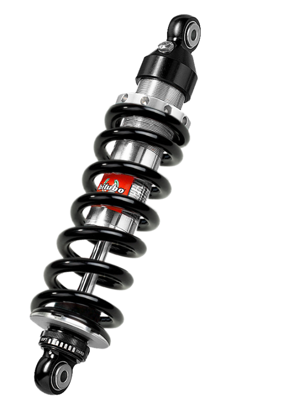 Bitubo XZE0 Monoshocks Adjustable: Spring Preload, Rebound, Black Spring