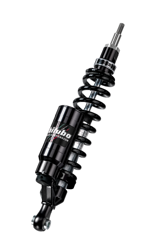 Bitubo WAT1 Monoshock Adjustable: Spring Preload, Rebound, Compression, Length, Black Spring