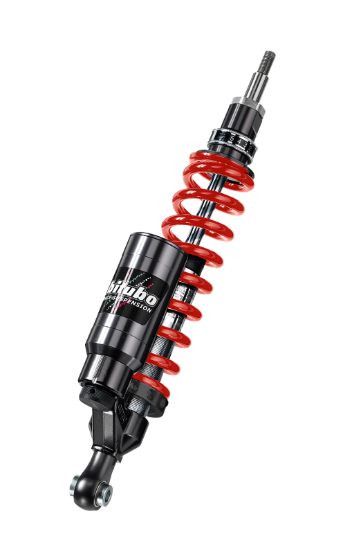 Bitubo WAT1 Monoshock Adjustable: Spring Preload, Rebound, Compression, Length, Red Spring