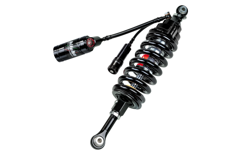 Bitubo CYU3 Monoshock Adjustable: Hydraulic Spring Preload, Reb., Double Comp., Length, Blk Spring