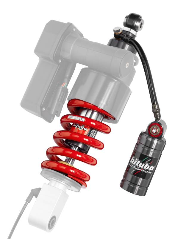 Bitubo VXU Rear Monoshock For Wp With Remote Tank, Provided With Bitubo Spring