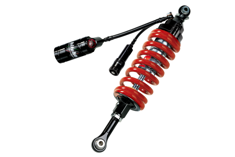 Bitubo CLU3 Monoshock Adjustable: Hydraulic Spring Preload, Reb., Double Comp., Length, Red Spring