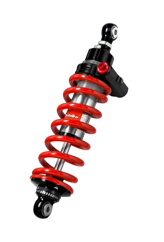Bitubo XZEV Monoshocks Adjustable: Hydraulic Spring Preload, Rebound, Length, Red Spring