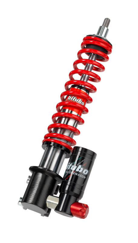 Bitubo GEV0 Vespa Front Monoshock Adjustable: Spring Preload, Compression, Red Spring