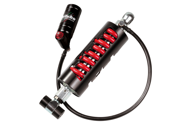 Bitubo HZM1 Monoshock Adjustable: Spring Preload, Rebound, Compression, Length, Red Spring