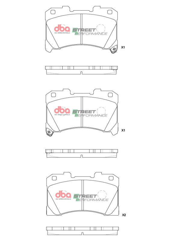 DBA 2023 Toyota Corolla GR SP Performance Front Brake Pads