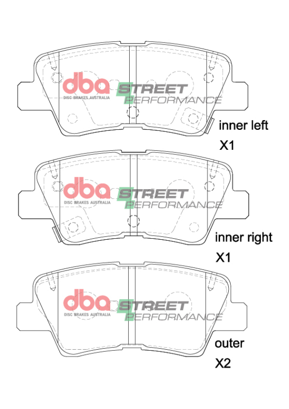 DBA 13-16 Hyundai Elantra GT SP Performance Rear Brake Pads