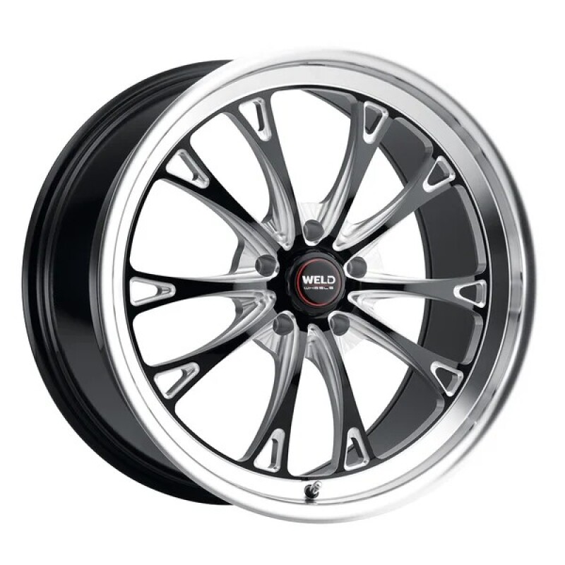 Weld Belmont Drag 20x5 / 5x114.3 BP / -34 ET / 1.66 BS / Gloss Black MIL DIA 78.1