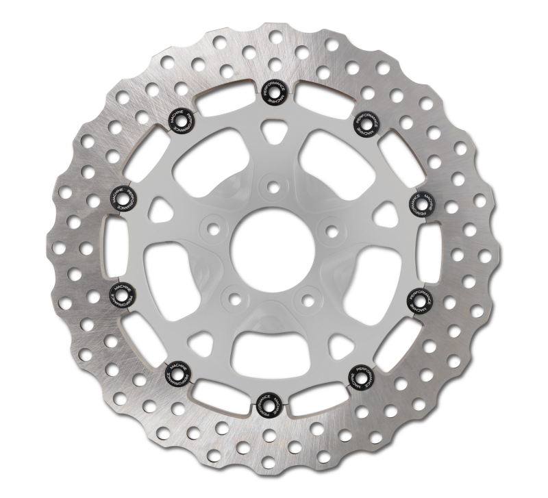 Performance Machine Disc Carr Dominator 320Mm X .20 Ff No O/S Front Chrome