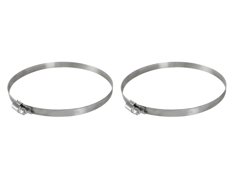 aFe Magnum FORCE Worm Gear Hose Clamps - 4-1/8in to 7in ID (Pair)