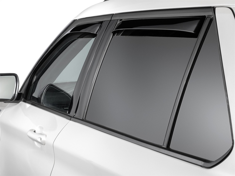 WeatherTech 2020+ Ford Explorer ST Front & Rear Side Window Deflectors - Dark Smoke