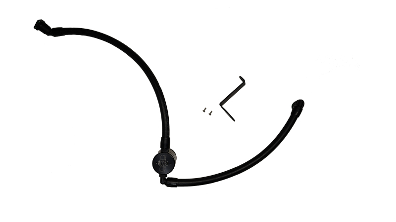 J&L 23-25 Ford Ecoboost 2.0 Oil Separator PCV Side - Black Anodized