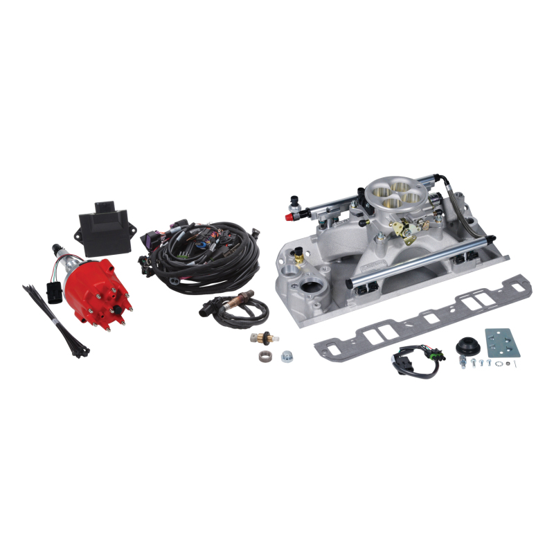Edelbrock 70-91 AMC 304/360/390/401 Pro Flo 4 4150-Style 35lb/hr Fuel Injection Kit