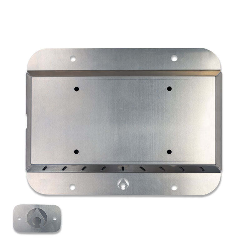 Artec Industries 07-18 Jeep Wrangler JK Spare Tire Delete Kit - Bare Aluminum