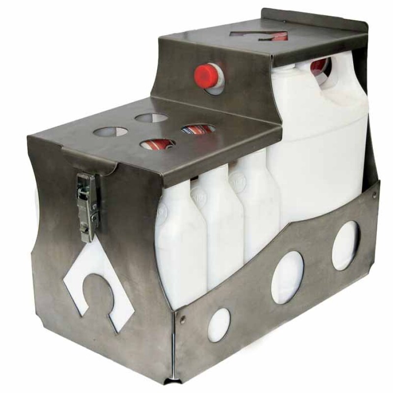 Artec Industries Racing Quart Crate - 6 Qts Brake P/S 2 Gallons