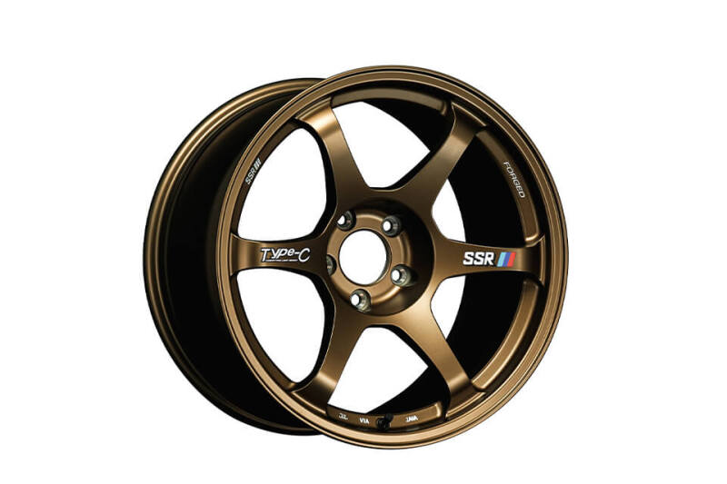 SSR Type-C Forged 18x8.5 +44 5/100 - Racing Bronze Wheel