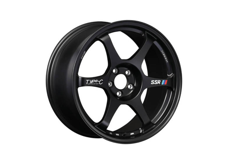 SSR Type-C Forged 18x8.5 +44 5/114.3 - Sprint Black Wheel