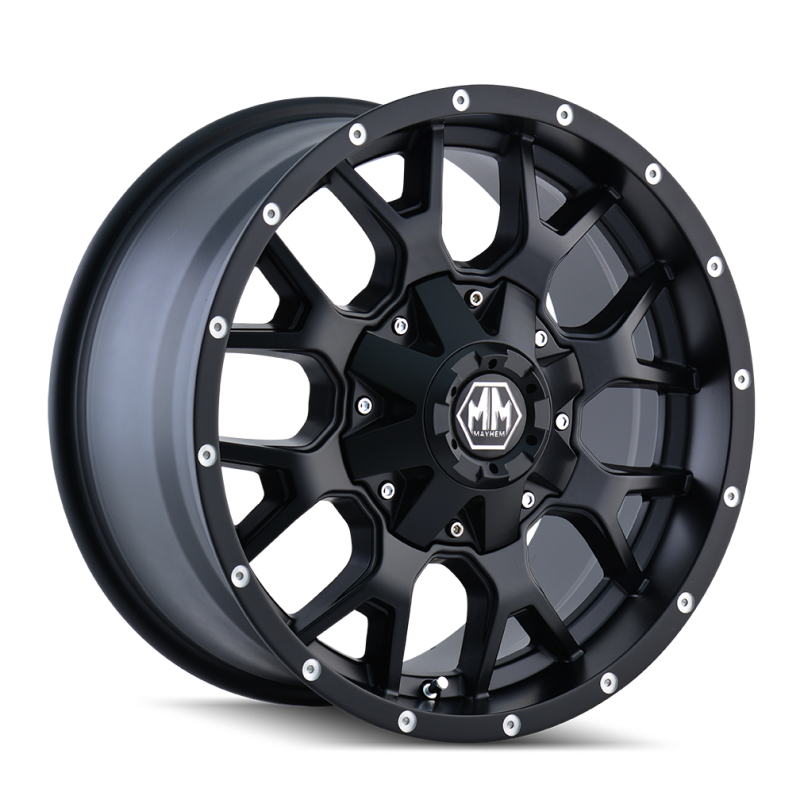 Mayhem 8015 Warrior 20x9 / 8x165.1 BP / 18mm Offset / mm Hub Matte Black Wheel