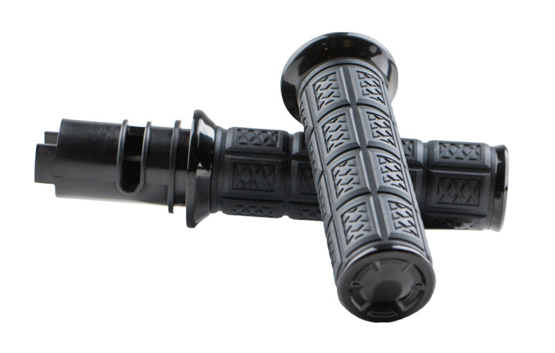 Kuryakyn Enygma Grips Throttle-By-Wire Black