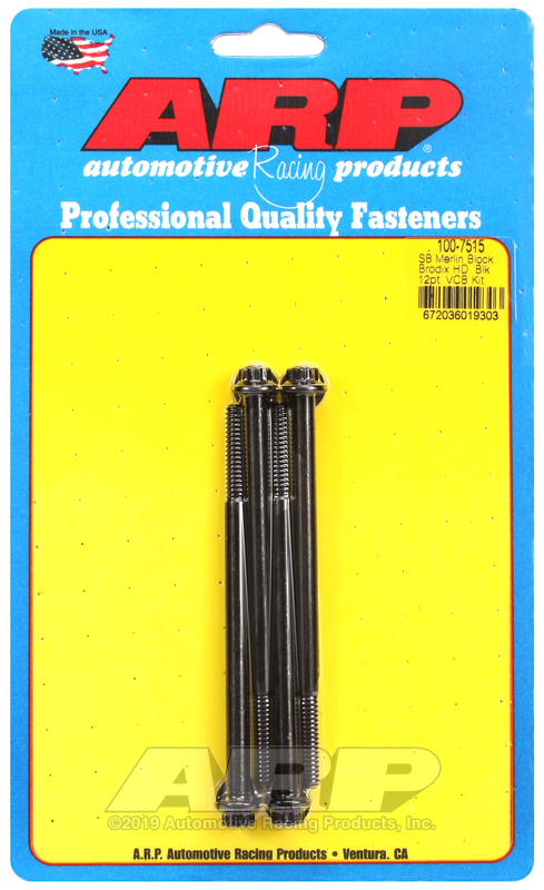 ARP Merlin block, Brodix head SB 12pt valve cover bolt kit