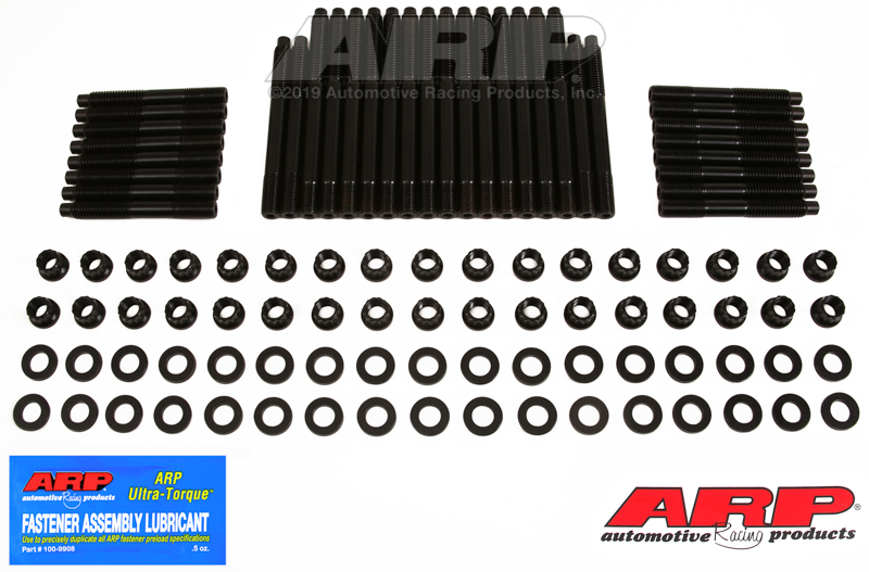 ARP SBC w/Brodix,Rodeck alum block w/-8,10,11,11x,Track1 Head Stud Kit