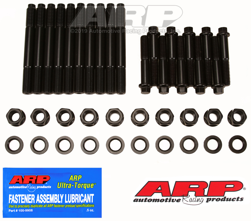 ARP SB Chevy WP Motown alum block (splayed) - Main Stud Kit