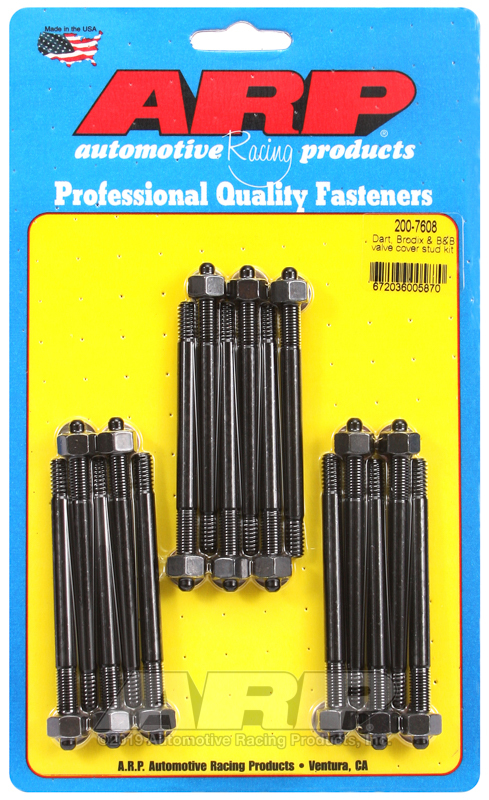 ARP Dart Brodix & B&B valve cover stud kit