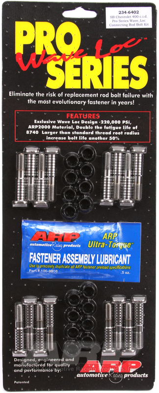 ARP SB Chevy 400 wave-loc rod bolt kit