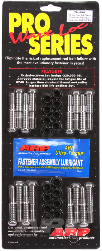 ARP SB Chrysler pro wave-loc rod bolt kit