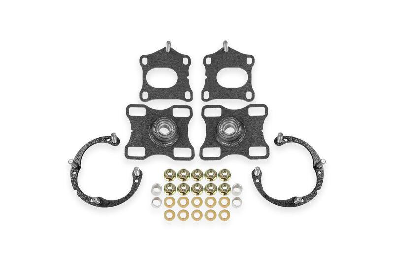 BMR Suspension 11-14 Ford Mustang Caster/Camber Plates - Black Hammertone