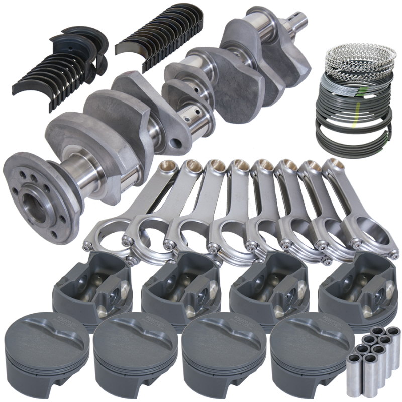 Eagle Chevy 327 SJ 3.250in Crank 2.300in Mains 6.125in H-Beam 4.000in Pistons Rotating Assembly
