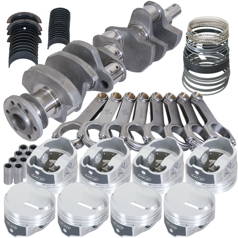 Eagle Chevy 454 4.000in Crank 6.135in H-Beam 43cc Dome 4.350in Pistons Rotating Assembly
