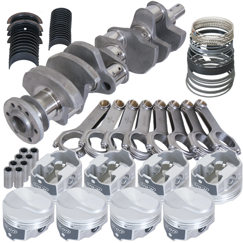 Eagle Chevy 454 4.000in Crank 6.135in H-Beam 18.3cc Dome 4.350in Pistons Rotating Assembly