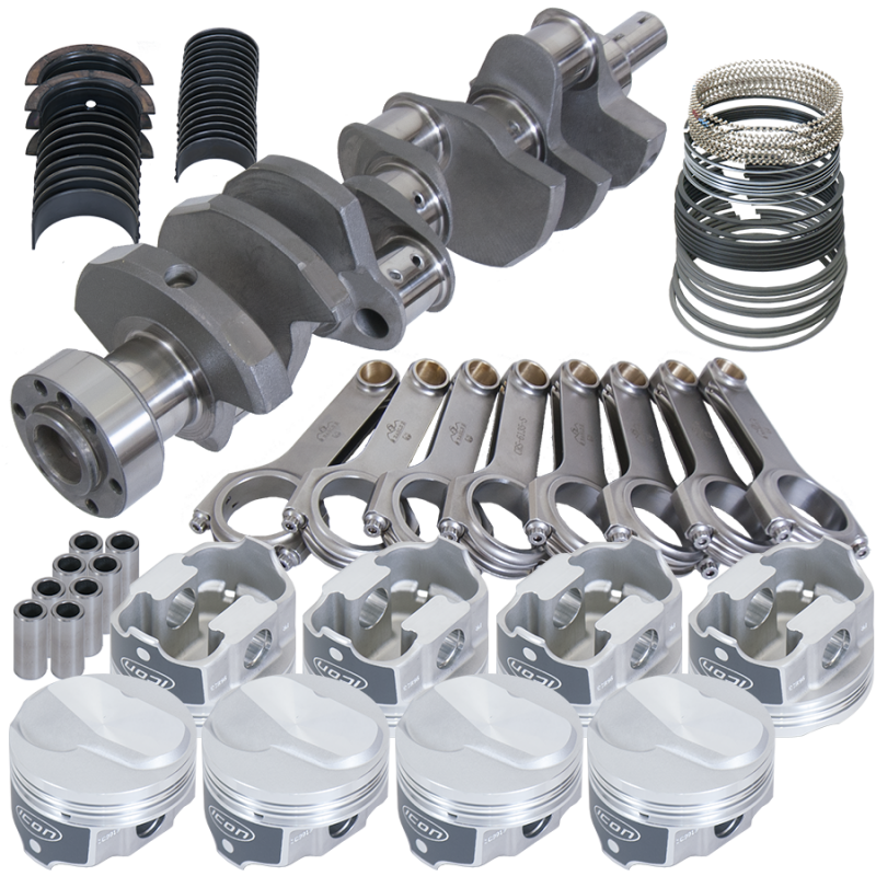 Eagle Chevy 454 4.000in Crank 6.135in H-Beam 18.3cc Dome 4.350in Pistons Rotating Assembly