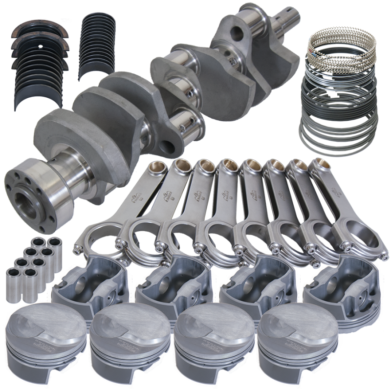 Eagle Chevy Tall 454 1Pc 4.250in Crank 6.800in H-Beam 18cc Dome 4.310in Pistons Rotating Assembly