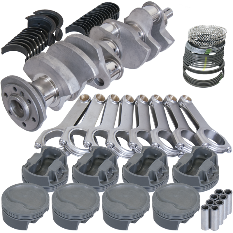 Eagle Chevy 400 3.875in Crank 6.000in H-Beam Stroker Rods -22cc 4.125in Pistons Rotating Assembly