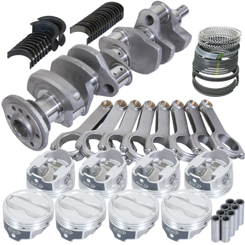 Eagle Chevy 350 3.750in Crank 6.000in H-Beam -18cc 4.000in Pistons Rotating Assembly