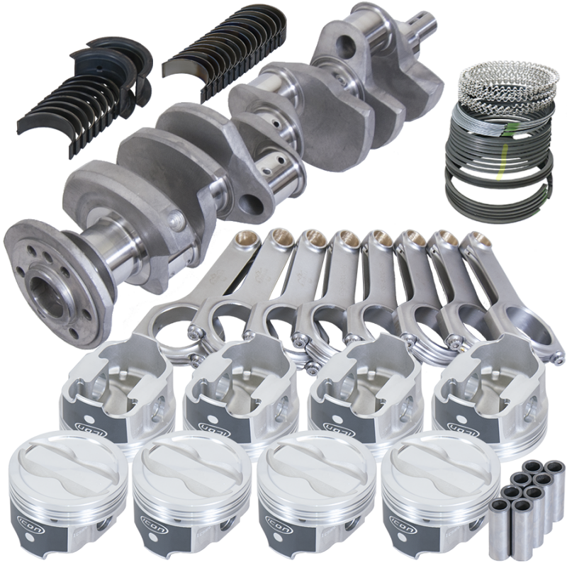 Eagle Chevy 350 3.750in Crank 5.700in H-Beam -18cc 4.000in Pistons Rotating Assembly