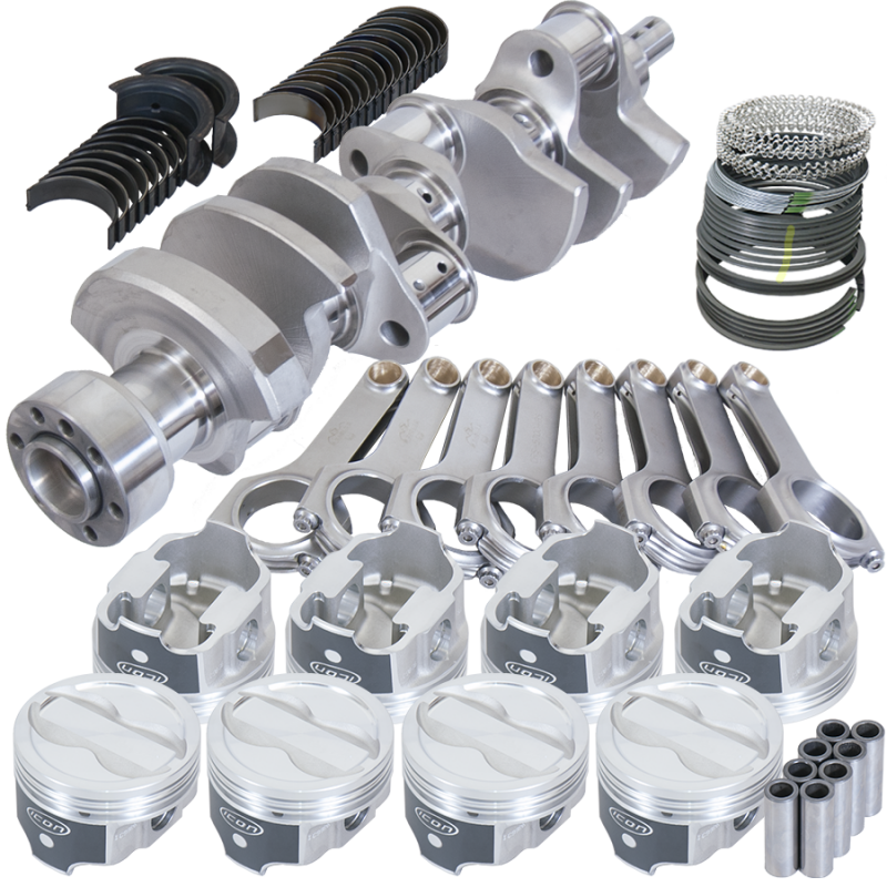 Eagle Chevy LT1 350 1Pc 3.750in Crank 5.700in H-Beam -18cc 4.030in Pistons Rotating Assembly