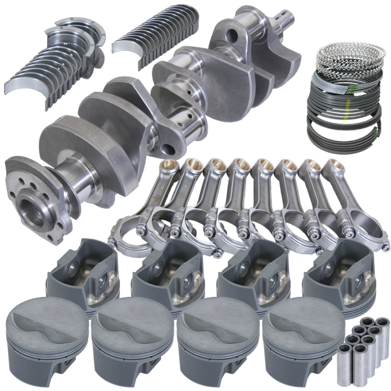 Eagle Chevy 350 IMCA 3.480in Crank 5.700in I-Beam Rods -5cc 4.000in Pistons Rotating Assembly