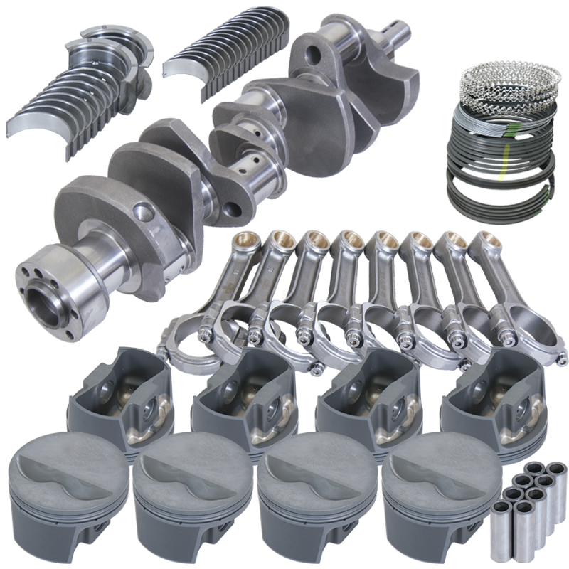 Eagle Chevy LT1350 1Pc 3.480in Crank 5.700in I-Beam Rods -5cc 4.000in Pistons Rotating Assembly