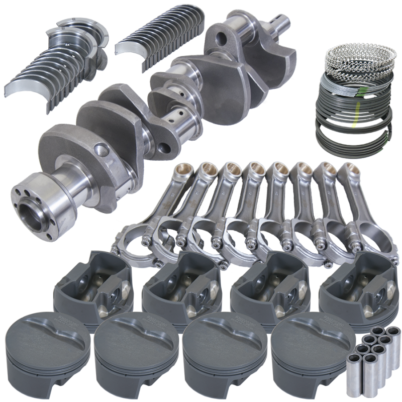 Eagle Chevy LT1350 1Pc 3.480in Crank 6.000in I-Beam Rods -5cc 4.000in Pistons Rotating Assembly