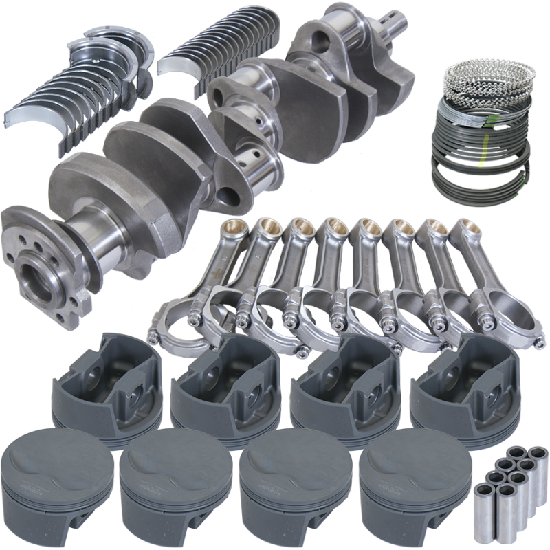 Eagle Chevy 400 3.750in Crank 5.700in I-Beam Rods -5cc Flat Top 4.125in Pistons Rotating Assembly