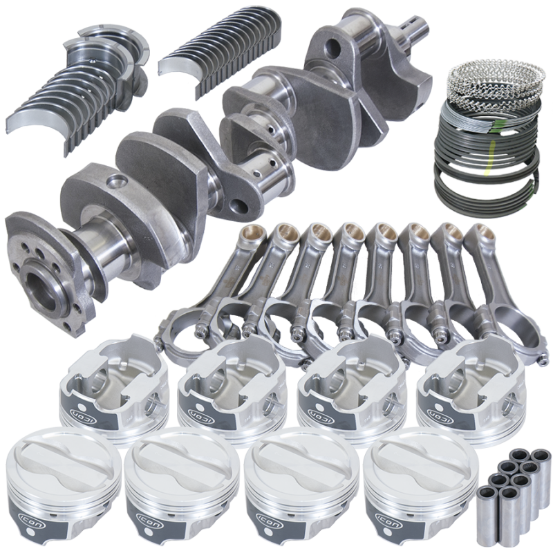 Eagle Chevy 350 3.750in Crank 6.000in I-Beam Rods -18cc 4.030in Pistons Rotating Assembly