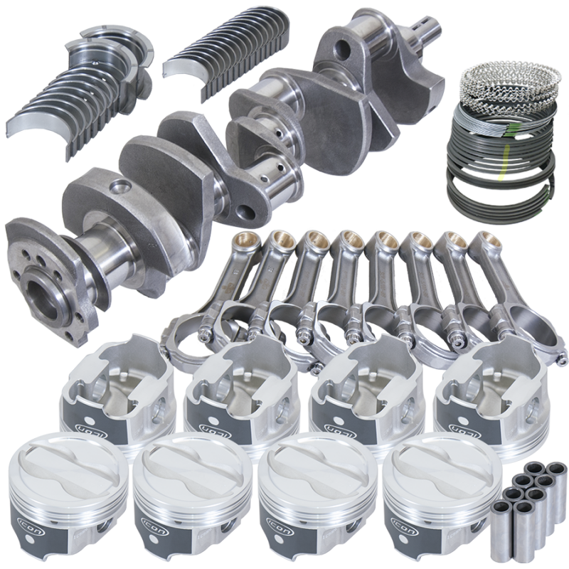 Eagle Chevy 350 3.750in Crank 5.700in I-Beam Rods -18cc 4.030in Pistons Rotating Assembly