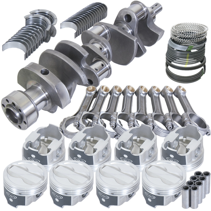 Eagle Chevy LT1350 1Pc 3.750in Crank 5.700in I-Beam Rods -18cc 4.040in Pistons Rotating Assembly