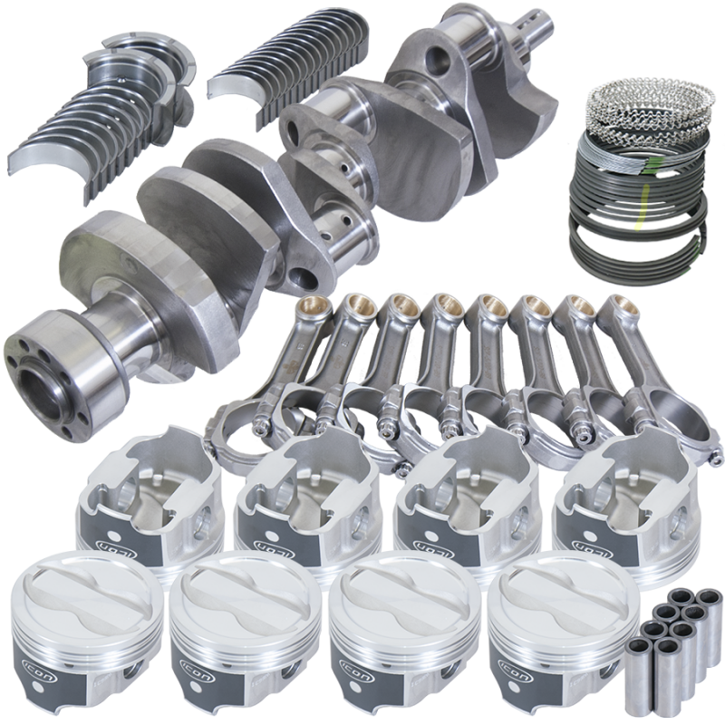 Eagle Chevy LT1350 1Pc 3.750in Crank 5.700in I-Beam Rods -18cc 4.040in Pistons Rotating Assembly